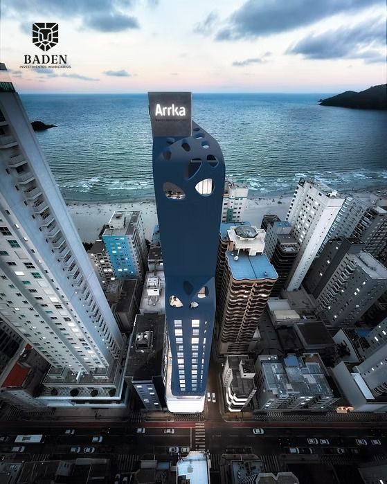 Apartamento com 4 suítes no Edifício Azzurro, em Balneário Camboriú, SC