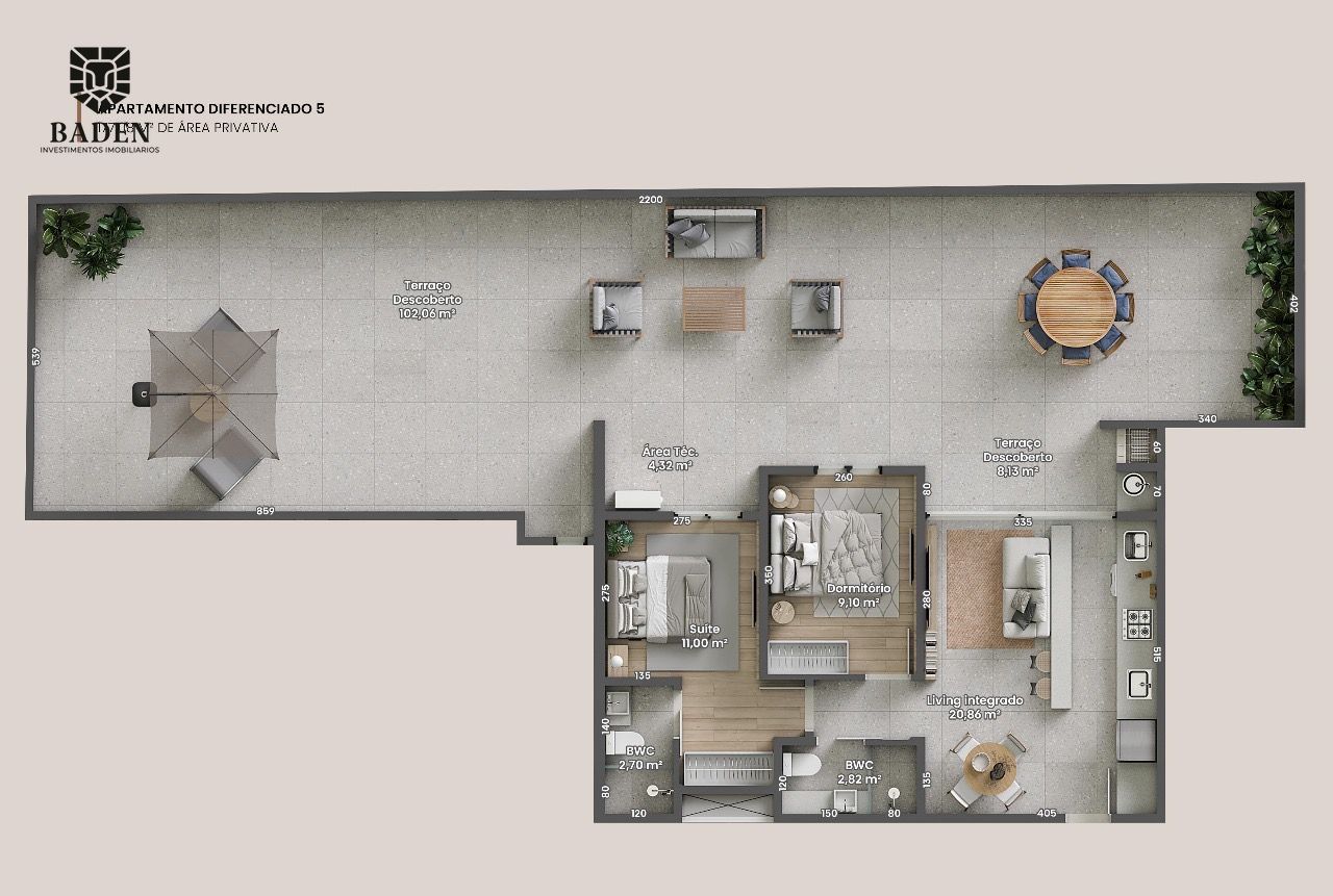 Apartamento à venda com 2 quartos, 70m² - Foto 23