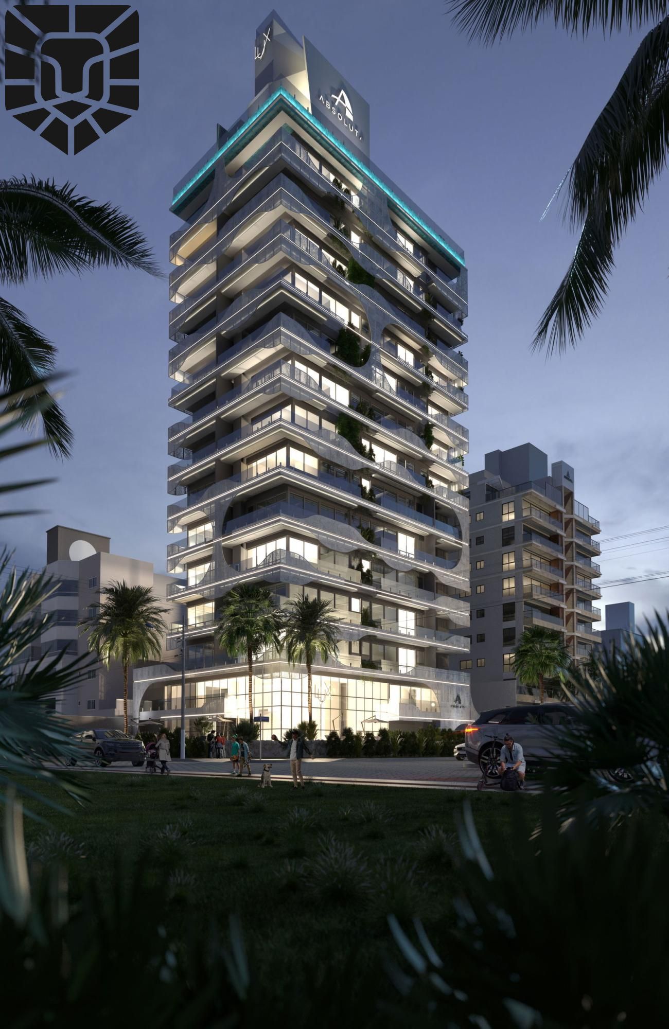 Apartamento 3 suítes no Edifício Brava Lux, na Praia Brava