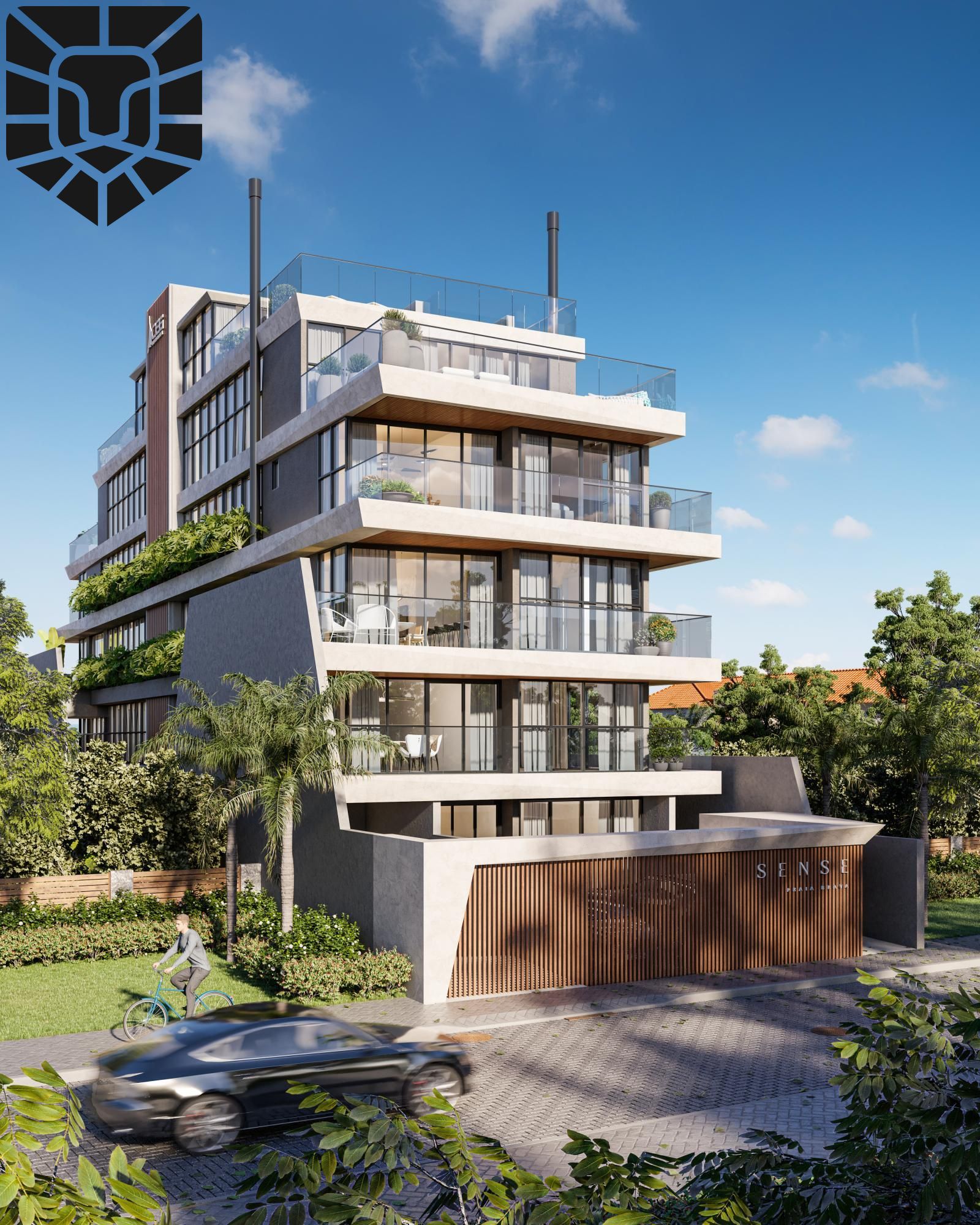 Garden em Construção no Res. Sense, com 4 Suítes na Praia Brava de Itajaí