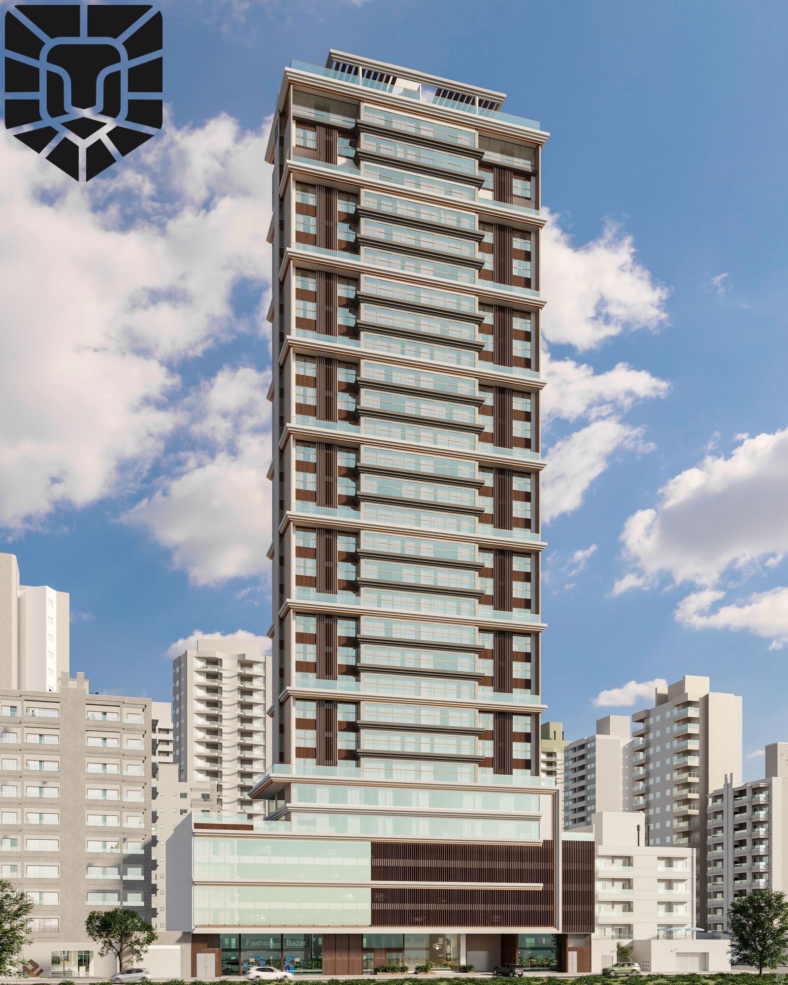 Apartamento novo no edifício Collina Di Roma