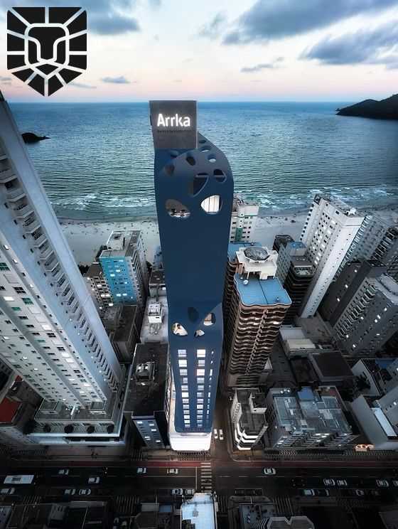 Apartamento com 4 suítes no Edifício Azzurro, em Balneário Camboriú