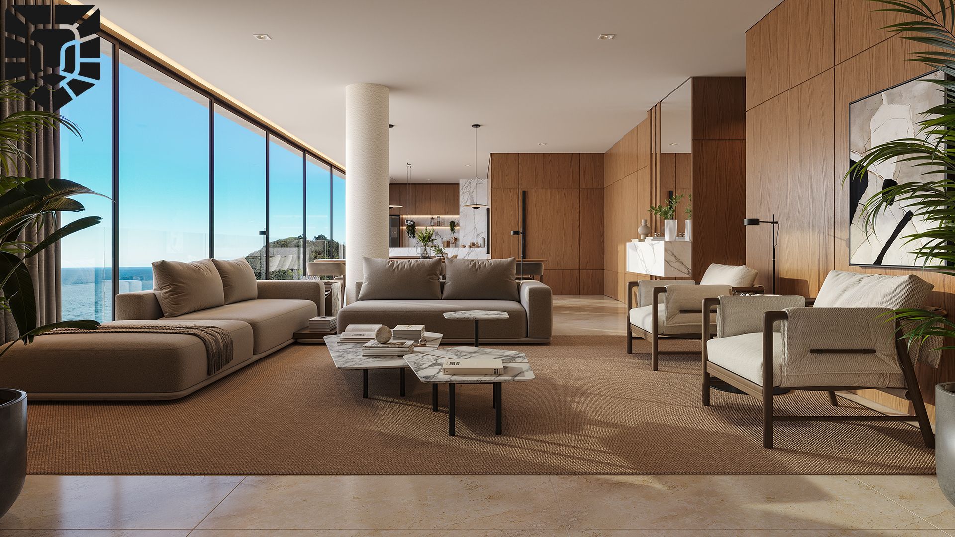 Apartamento na Planta no Res. Brava Concetto na Praia Brava de Itajaí, SC.