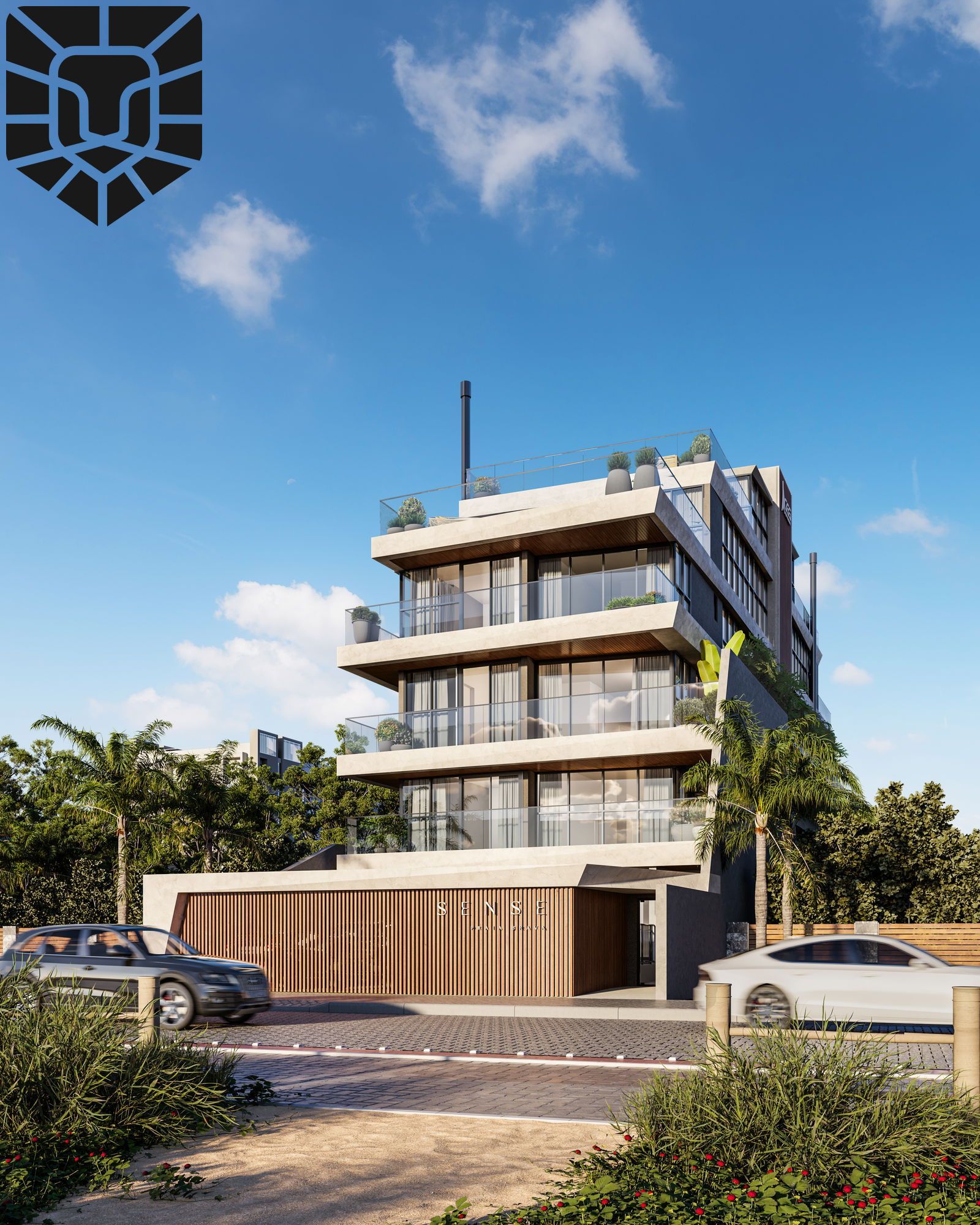 Casa de Condomínio em Construção na Praia Brava de Itajaí, Santa Catarina