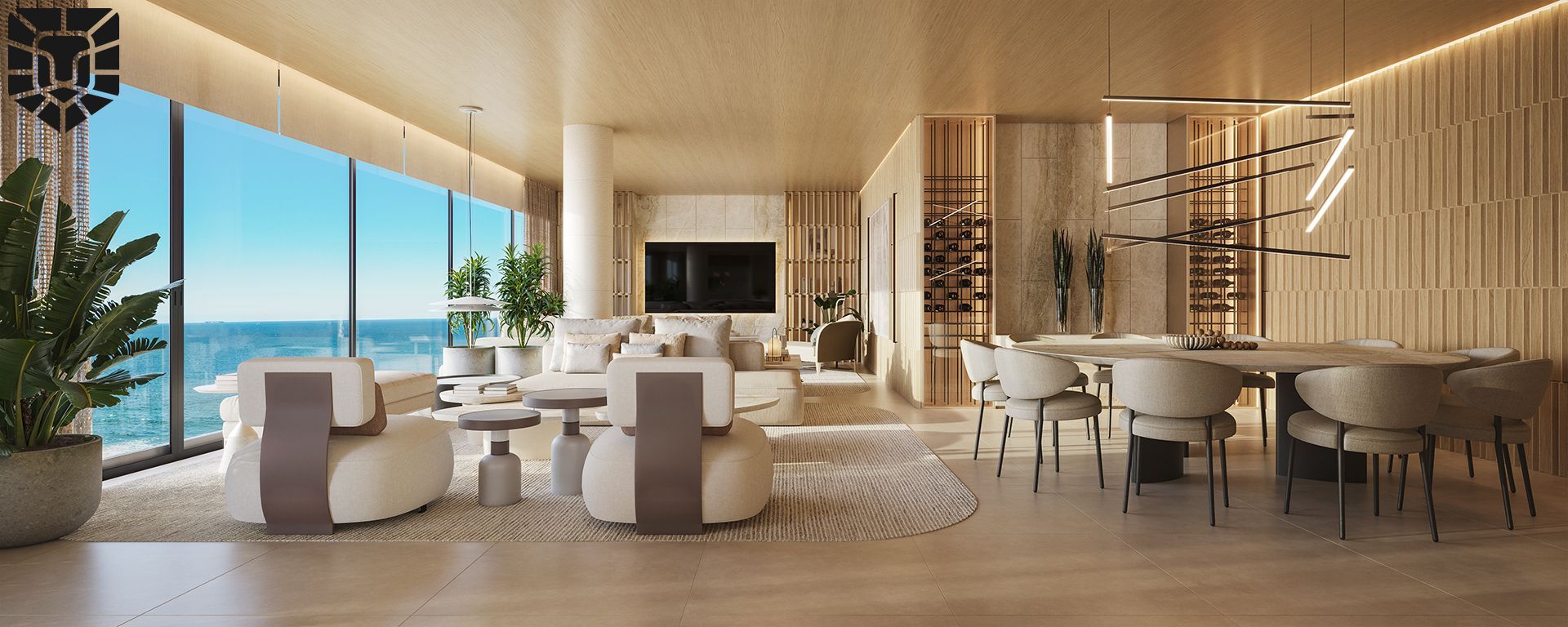 Apartamento na Planta no Res. Brava Concetto de Alto Padrão na Praia Brava-SC