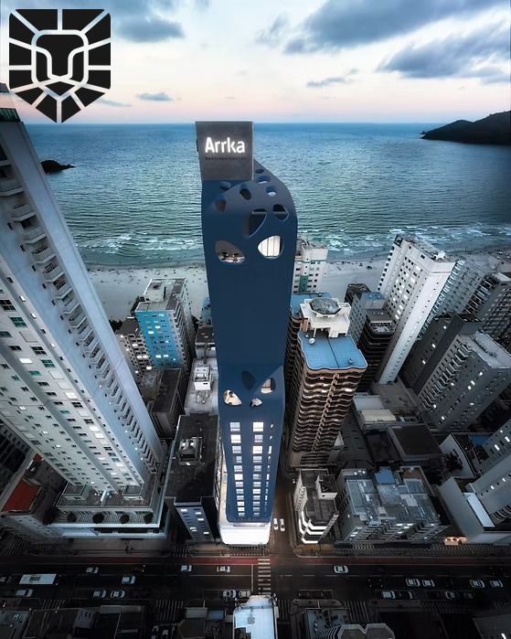 Apartamento com 4 suítes no Edifício Azzurro, em Balneário Camboriú, SC