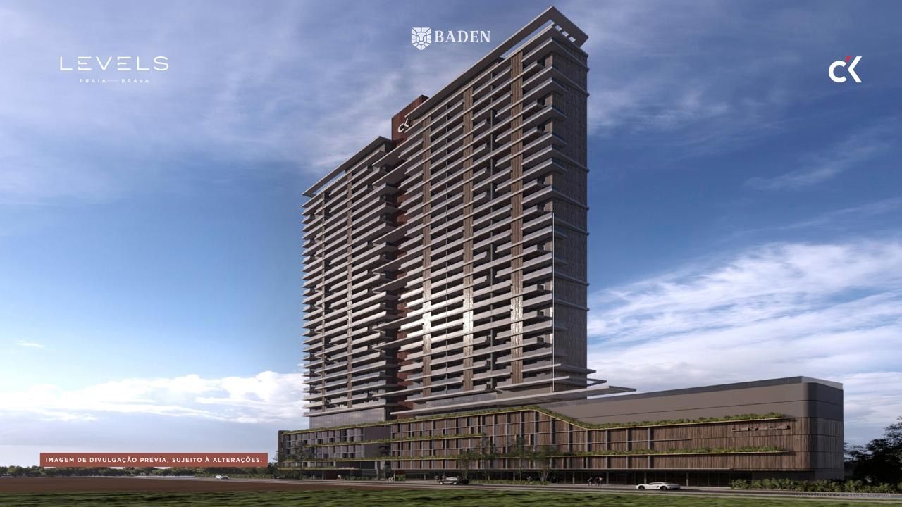 Studio novo no edifício Levels na Praia Brava Itajaí