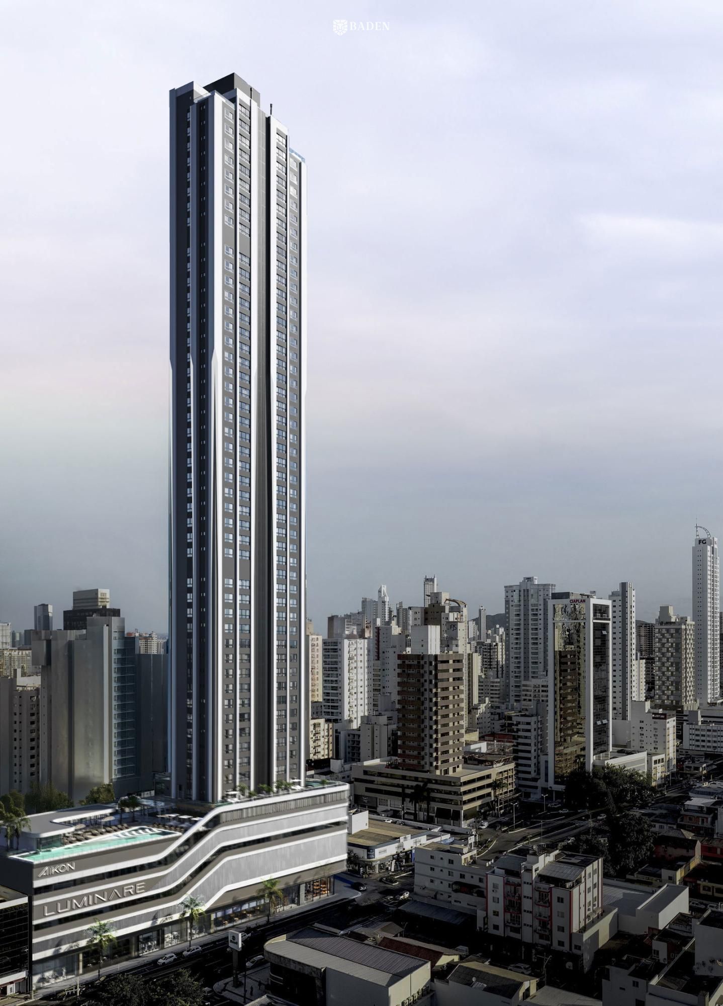Apartamento novo no edifício Luminare Residencial em Balneário Camboriú