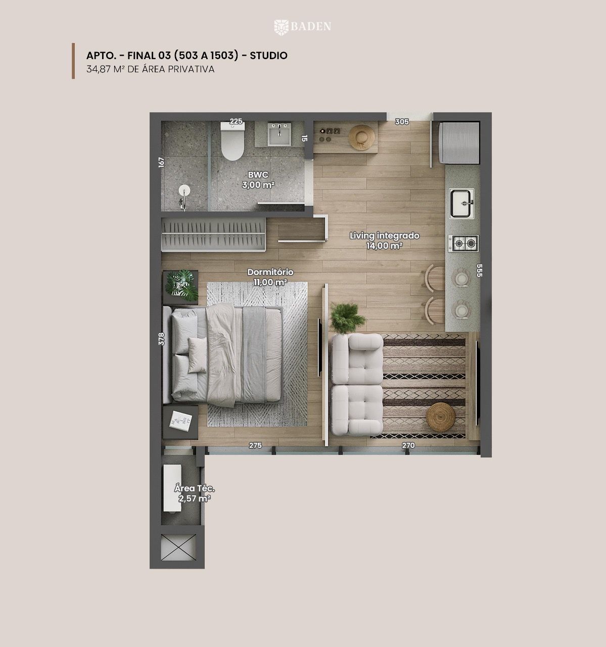 Apartamento, 2 quartos, 70 m² - Foto 21