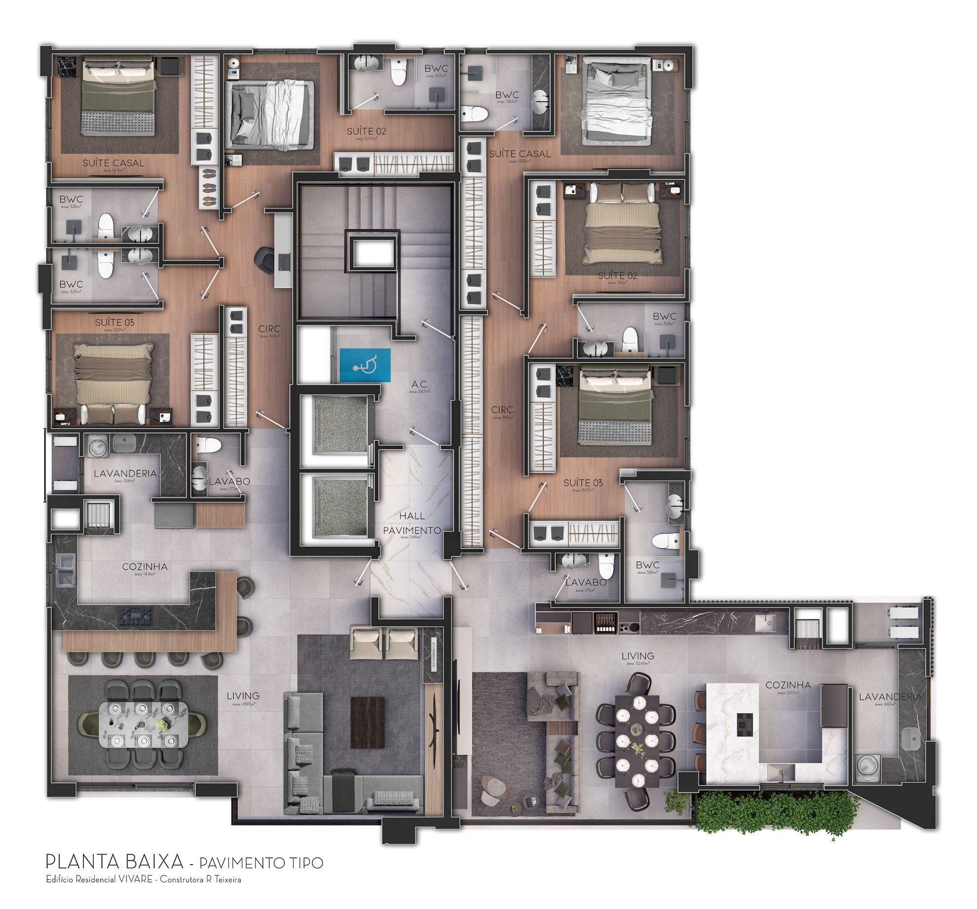Apartamento, 3 quartos, 125 m² - Foto 7