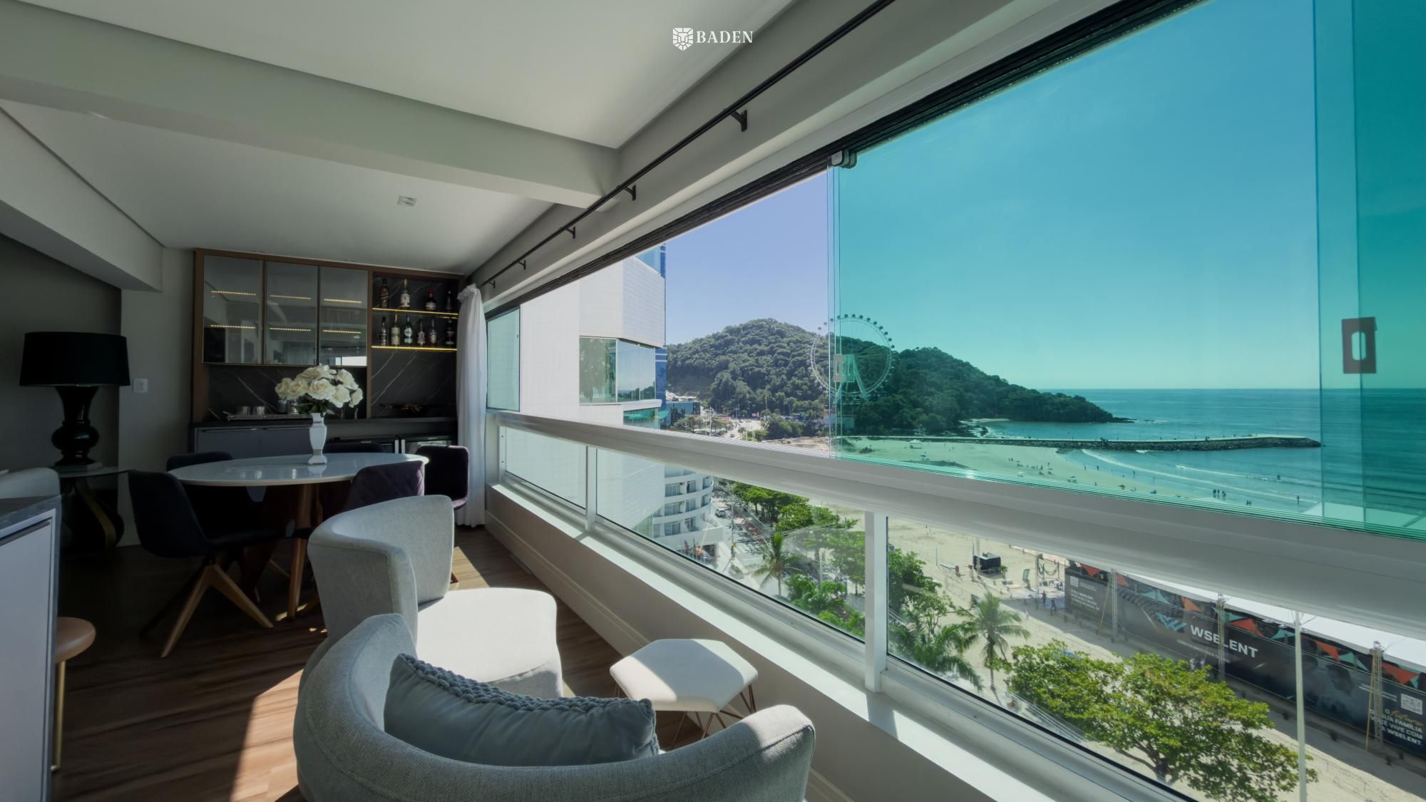 Apartamento mobiliado 3 quartos no Ed. Torre Atlântico em Balneário Camboriú