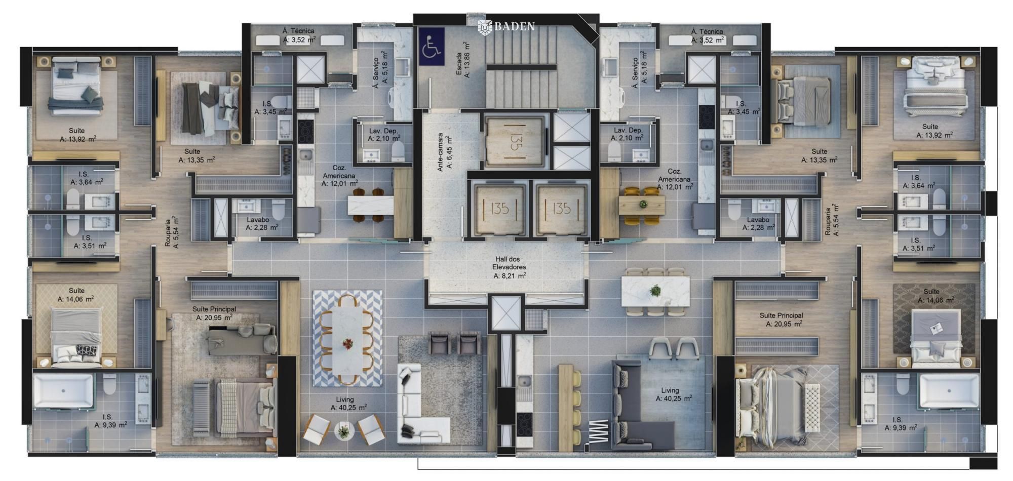Apartamento, 4 quartos, 177 m² - Foto 25