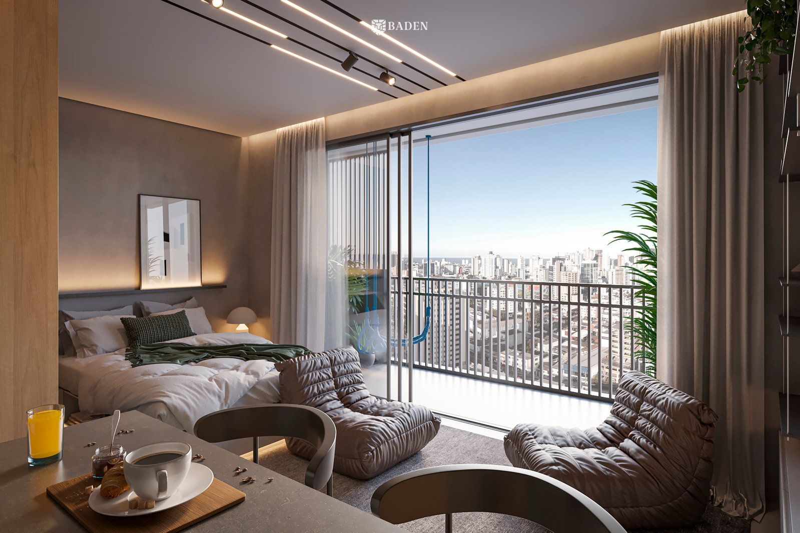 Apartamento, 1 quarto, 33 m² - Foto 2