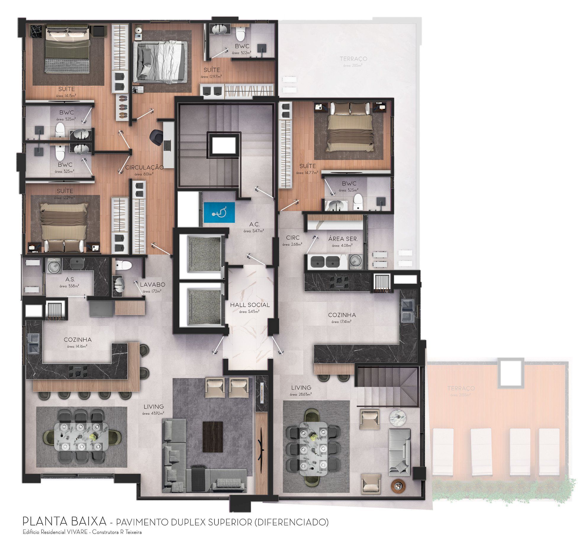 Apartamento, 3 quartos, 125 m² - Foto 10