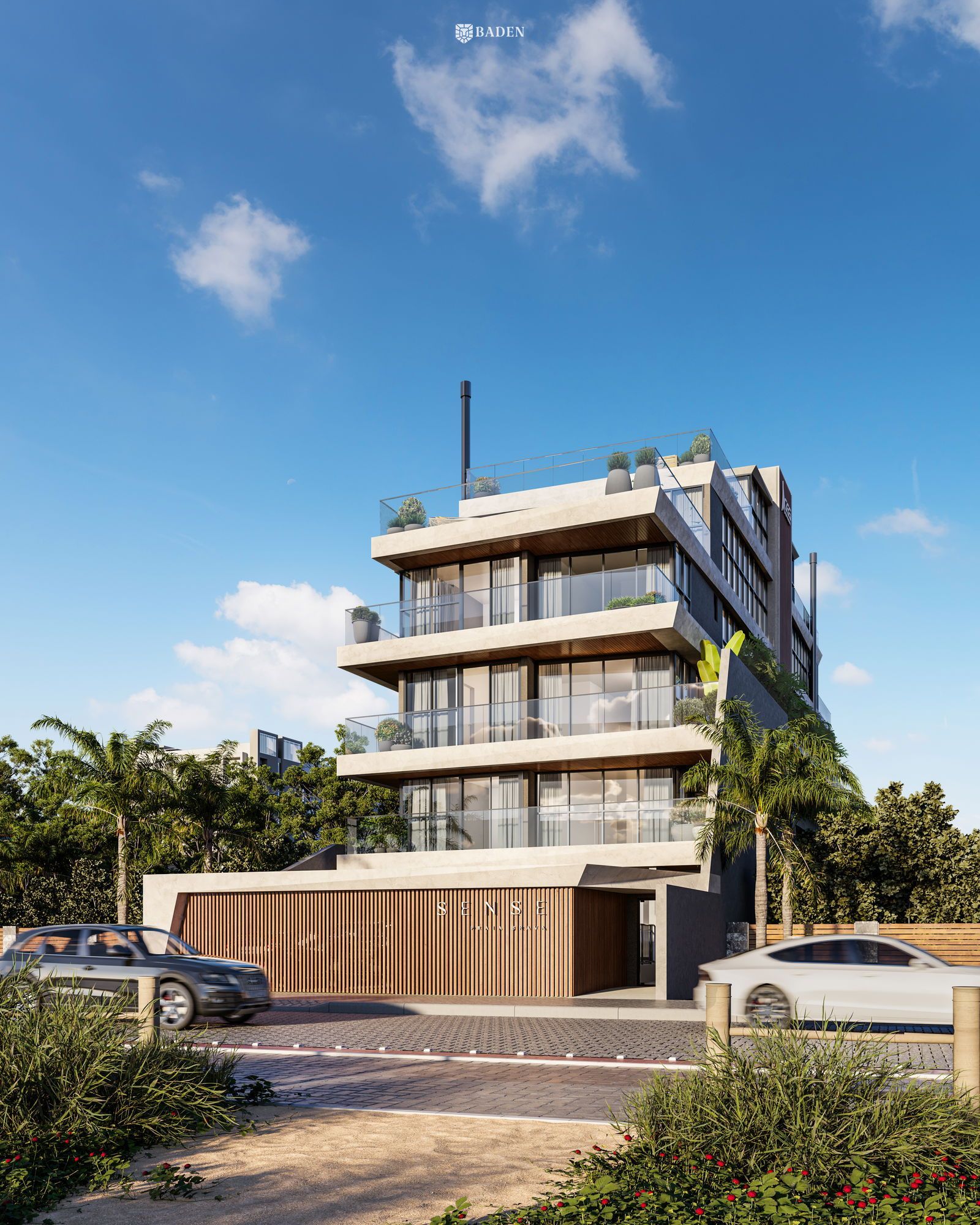 Casa de Condomínio em Construção na Praia Brava de Itajaí, Santa Catarina