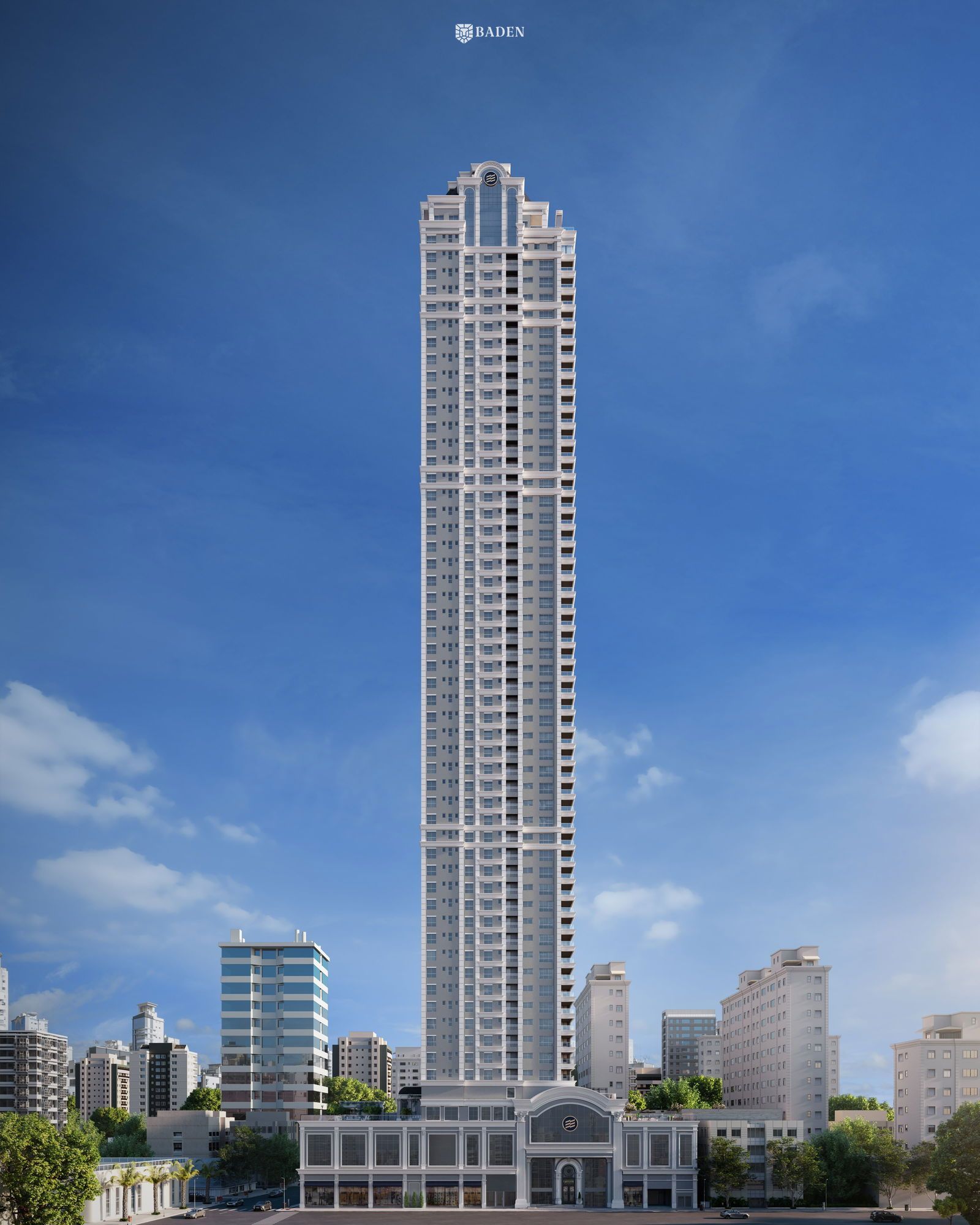 Cobertura de luxo em construção no edifício L’Atelier em Itapema Meia Praia