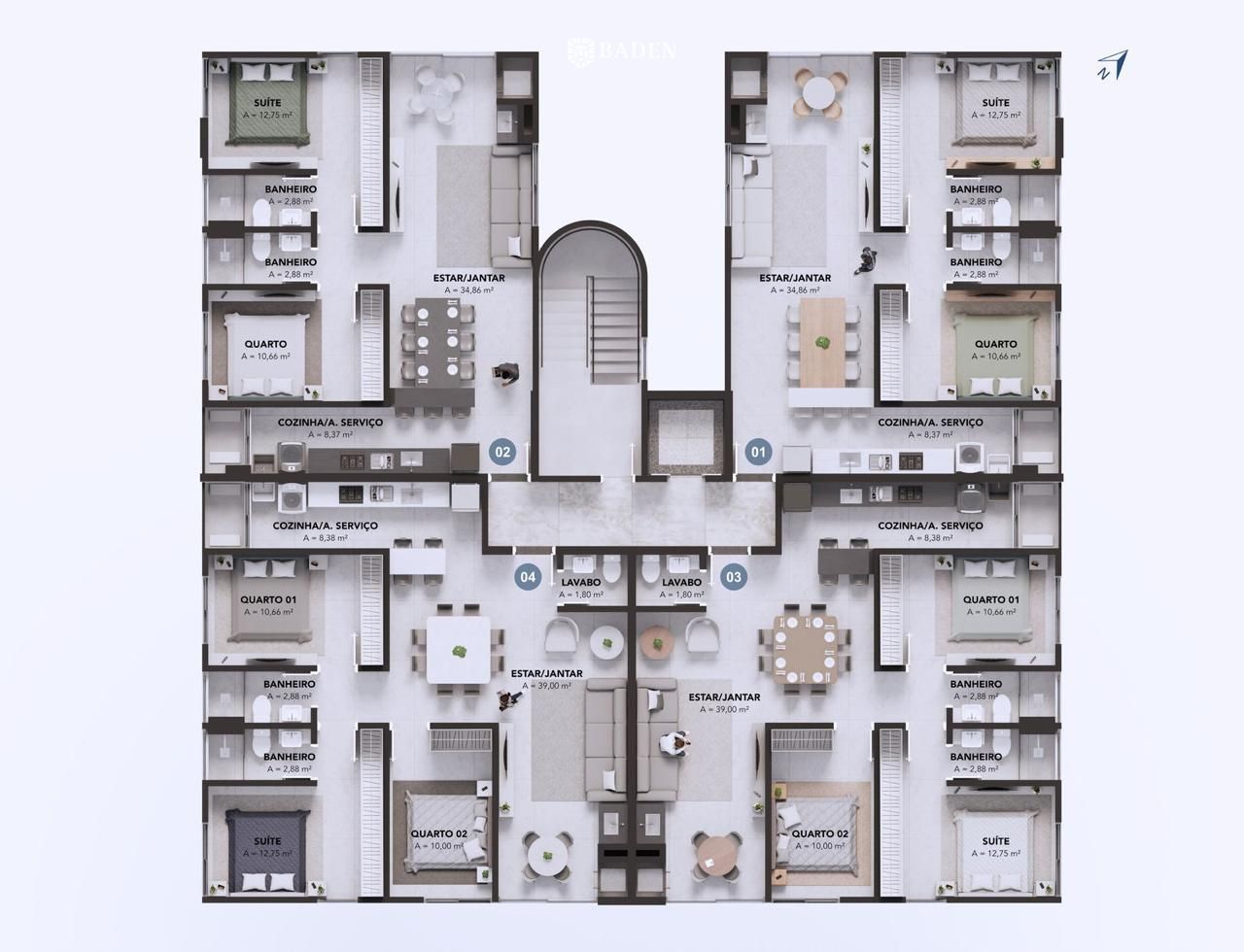 Apartamento, 2 quartos, 79 m² - Foto 13