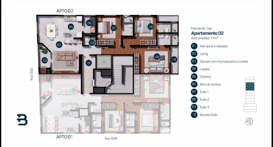 Apartamento, 3 quartos, 111 m² - Foto 14