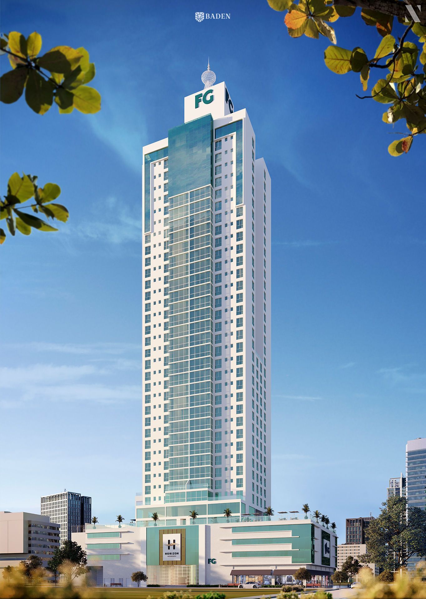 Apartamento no Horizon da FG com 3 suítes, no Centro de Balneário Camboriú