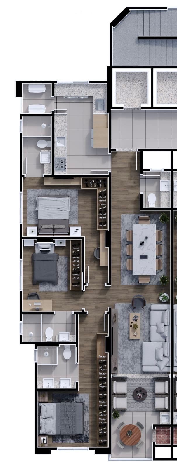 Apartamento, 3 quartos, 114 m² - Foto 2