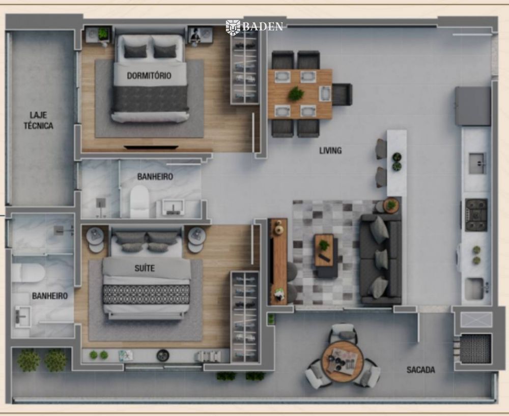 Apartamento, 2 quartos, 76 m² - Foto 5