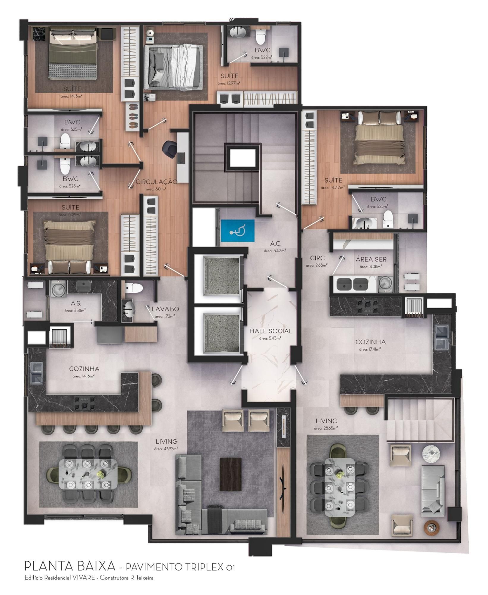 Apartamento, 3 quartos, 125 m² - Foto 13
