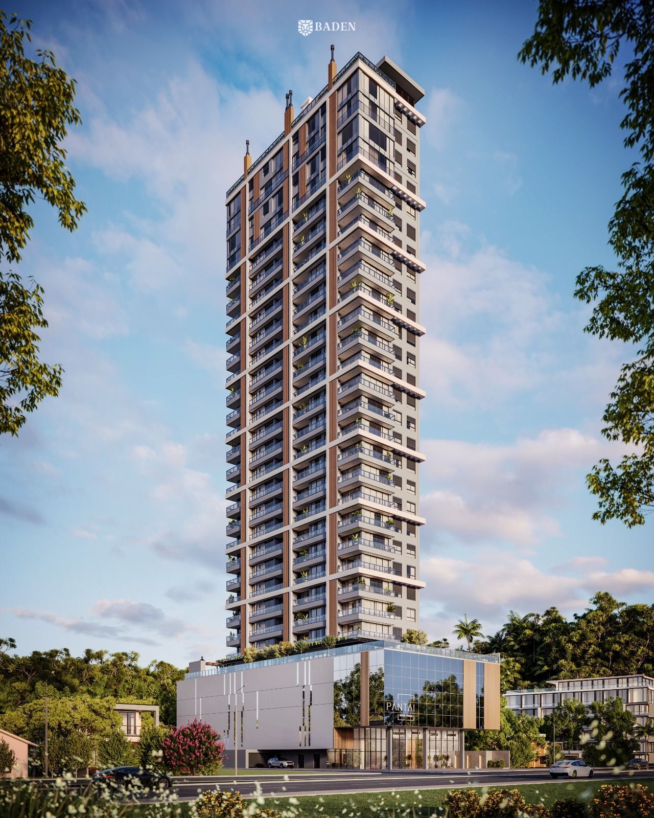 Apartamento 2 suítes com vista mar no Edifício Pantai, Praia Brava, Itajaí-SC