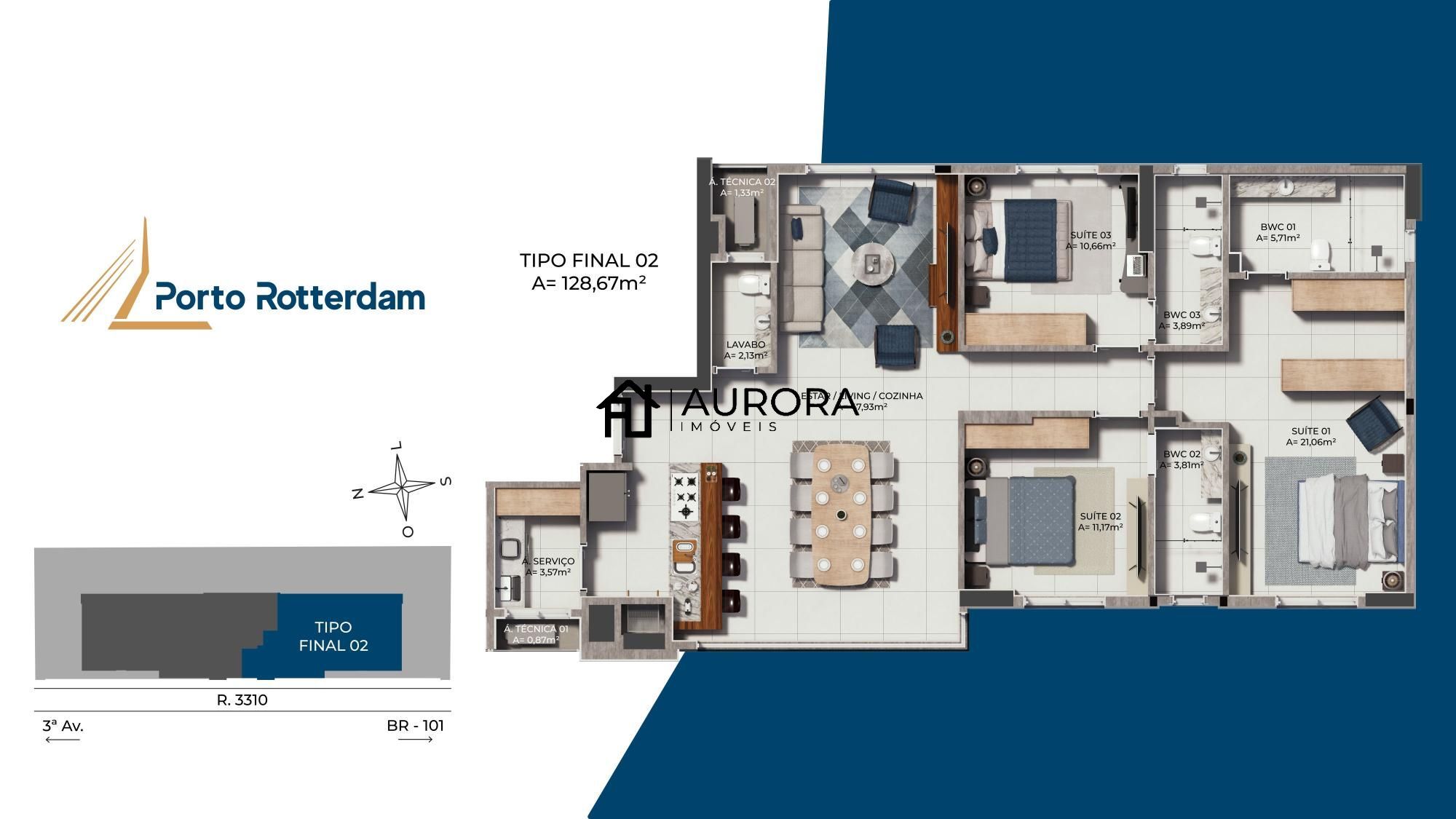 Apartamento, 3 quartos, 129 m² - Foto 11
