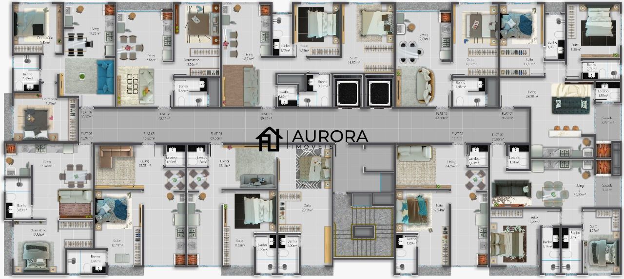 Apartamento à venda com 1 quarto, 42m² - Foto 9