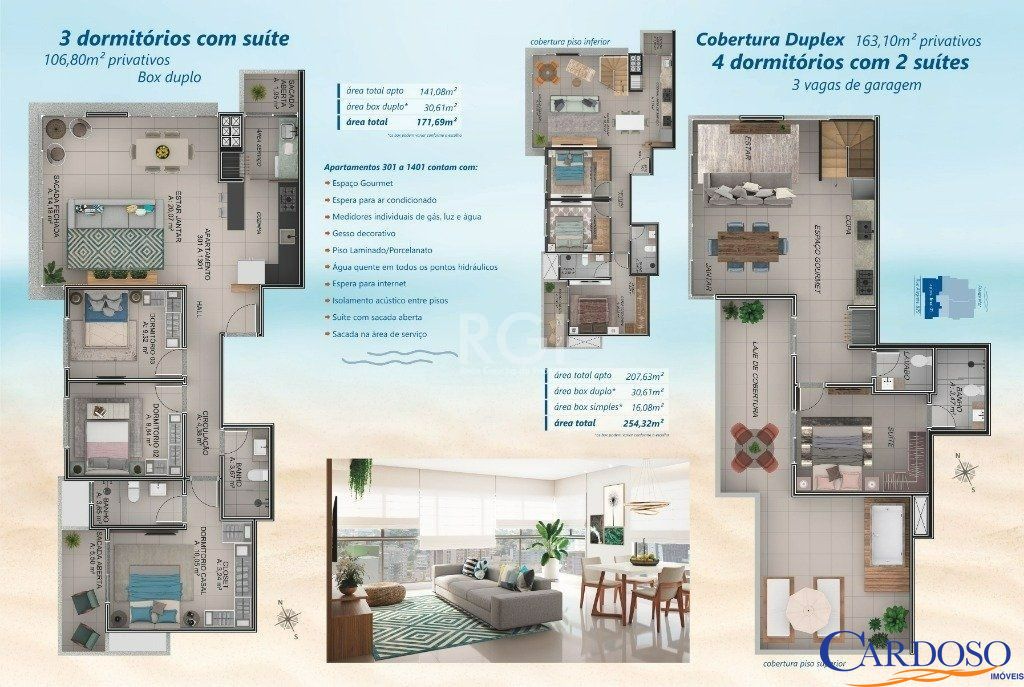 Apartamento à venda com 2 quartos, 78m² - Foto 4