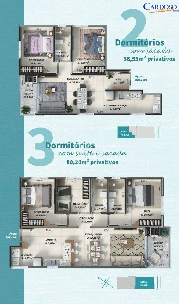 Apartamento, 2 quartos, 78 m² - Foto 8
