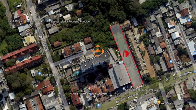 Terreno Comercial com 1699m² no bairro Tristeza em Porto Alegre para Comprar