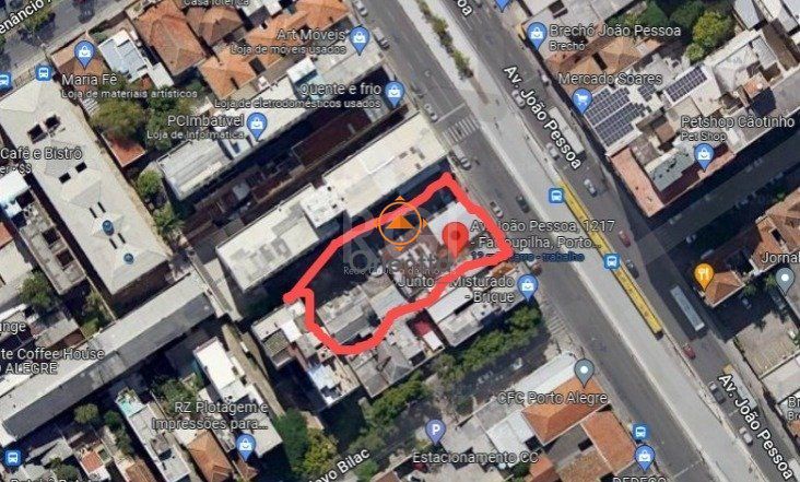 Prédio Comercial com 1200m² no bairro Farroupilha em Porto Alegre para Comprar