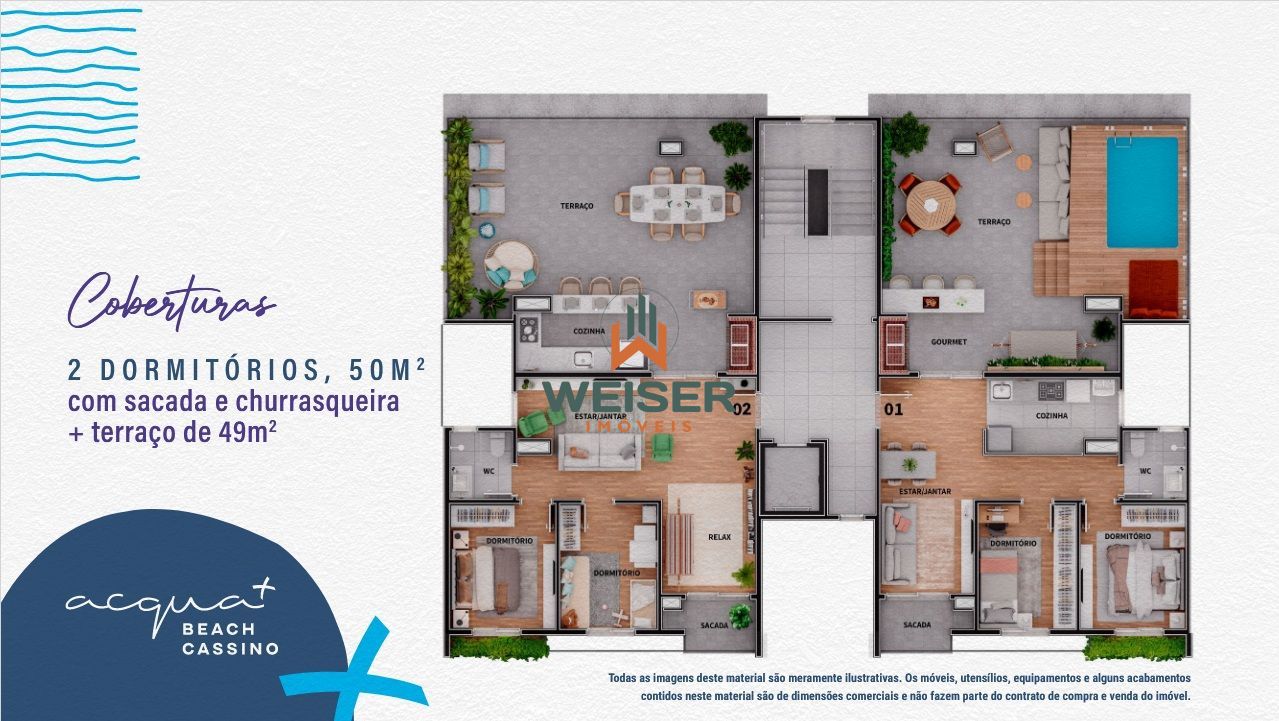 Apartamento à venda com 2 quartos, 50m² - Foto 23