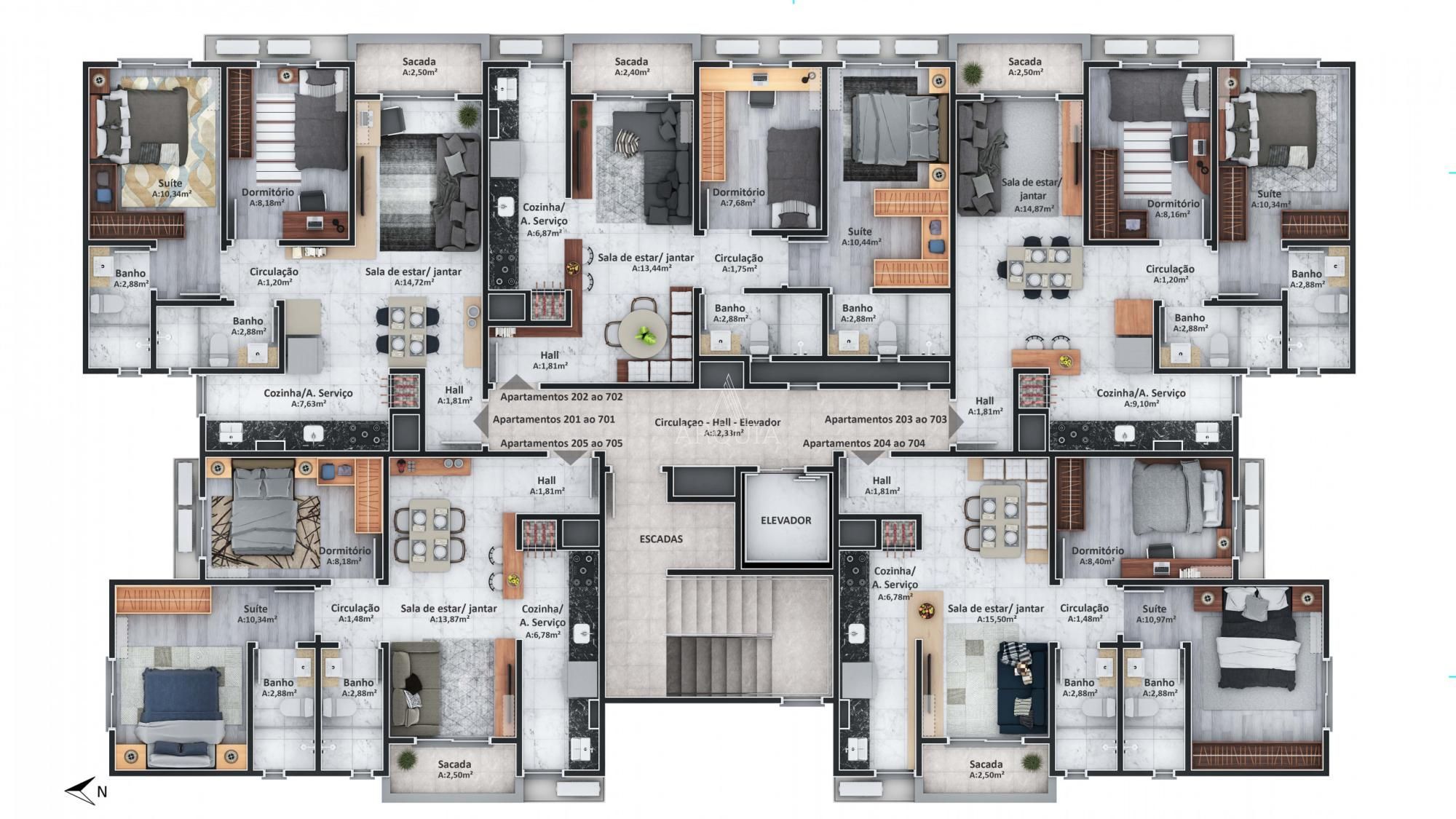 Apartamento 2 dormitórios à venda São José Santa Maria/RS