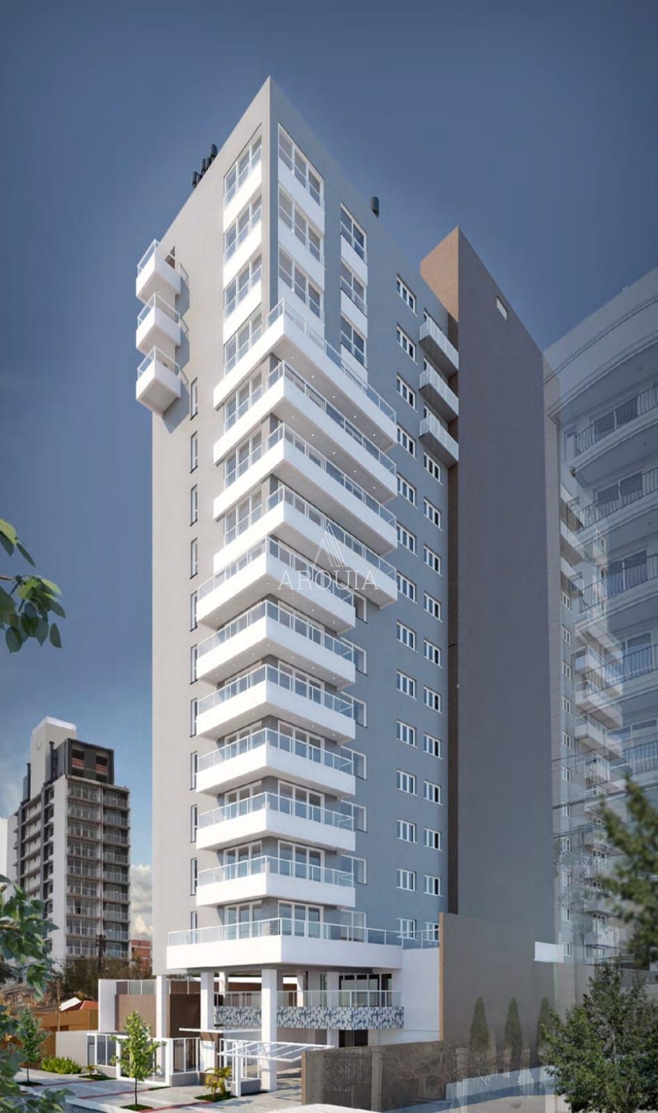 Apto amplo e exclusivo com vista panorâmica de 3 suítes, lavabo com 3 box garage