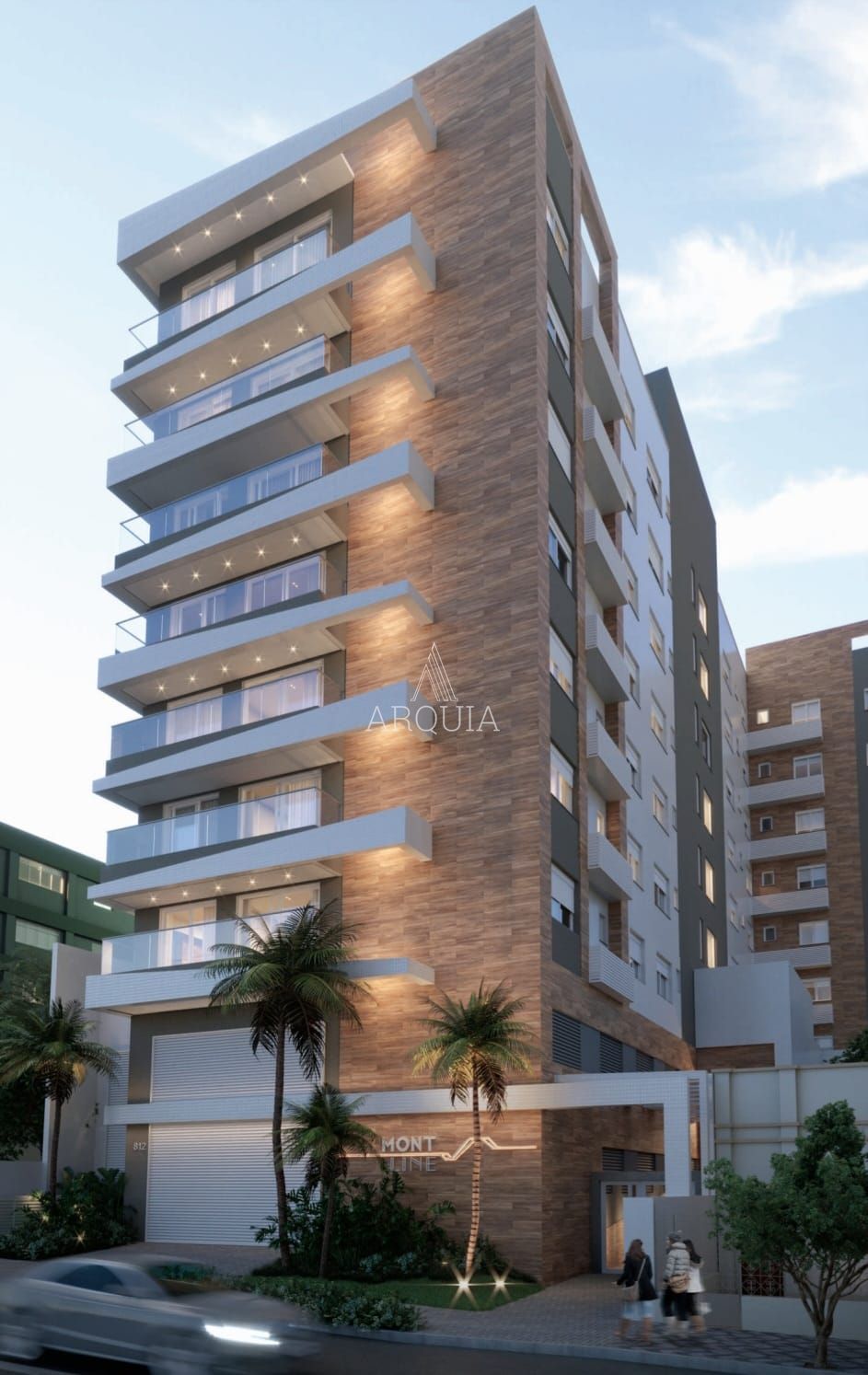 Apto mobiliado 2 dorm, sacada com churrasqueira, 1 box garagem (opção de até 2 v
