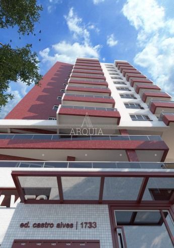 Apto de 2 dorm, 1 suíte com churrasqueira, varanda e box garagem duplo