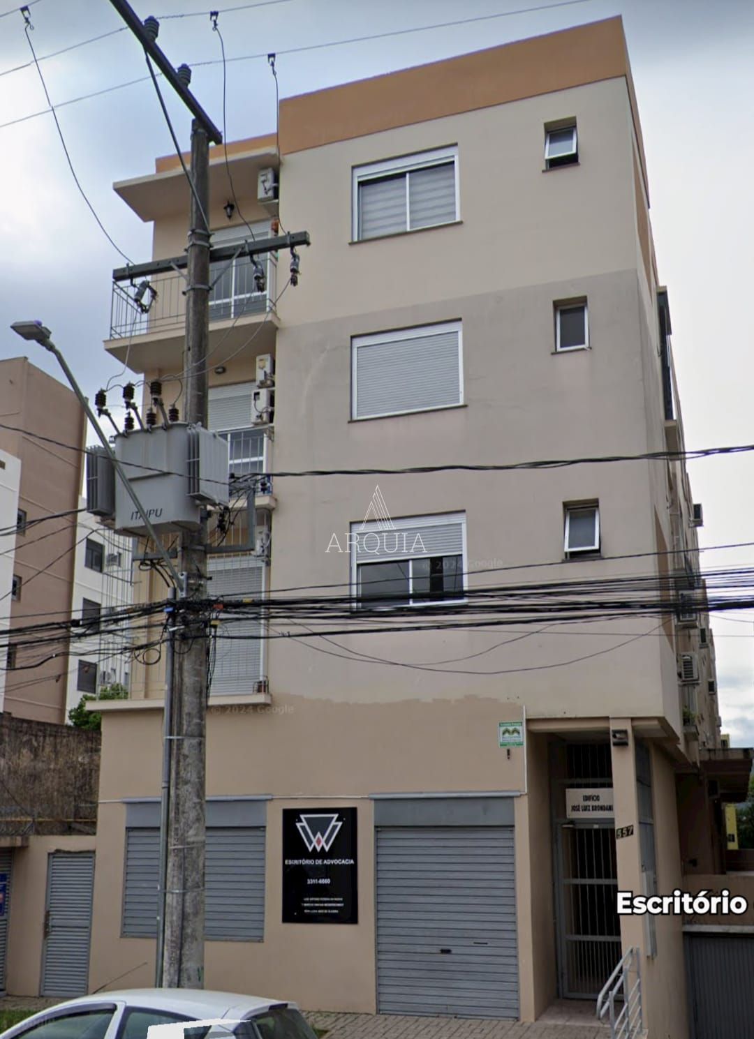 Apto no Centro, 2 Dormitórios, com Garagem, Próximo á UFN