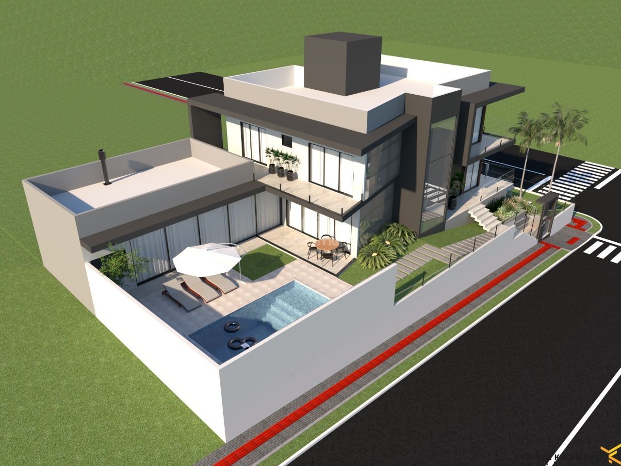 3354 – Casa de 3 Pavimentos à venda: Suíte Master, Piscina e Vista Panorâmica