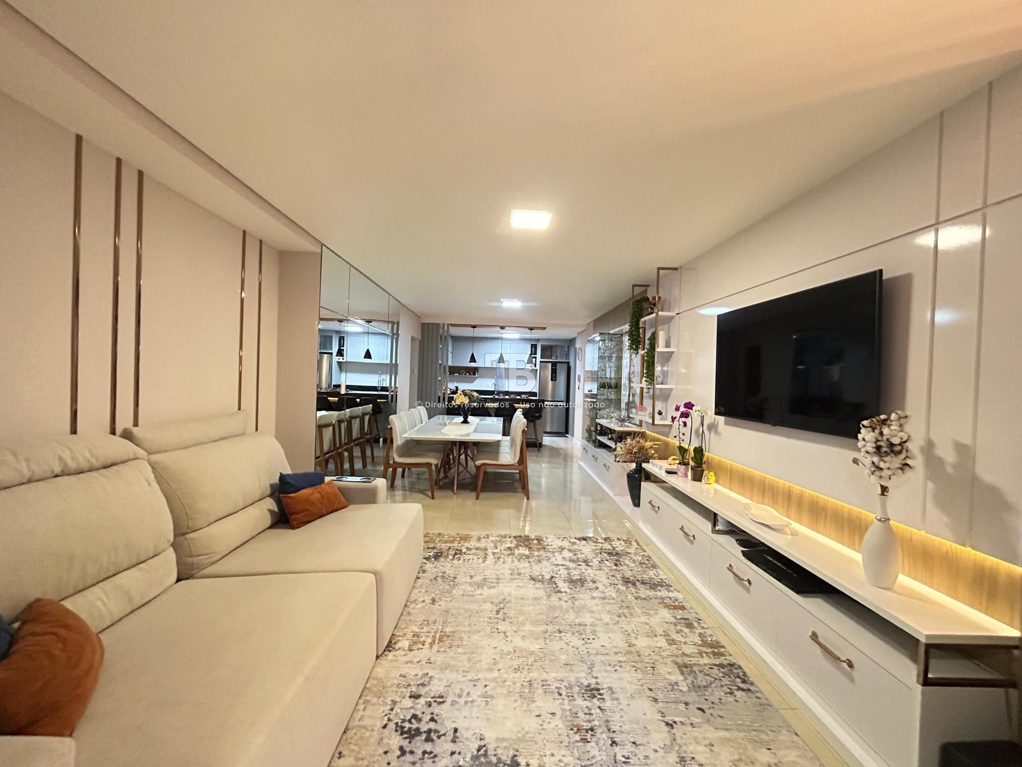 Apartamento com 3 suítes, sacada, lazer completo - Próximo da AABB e Marista