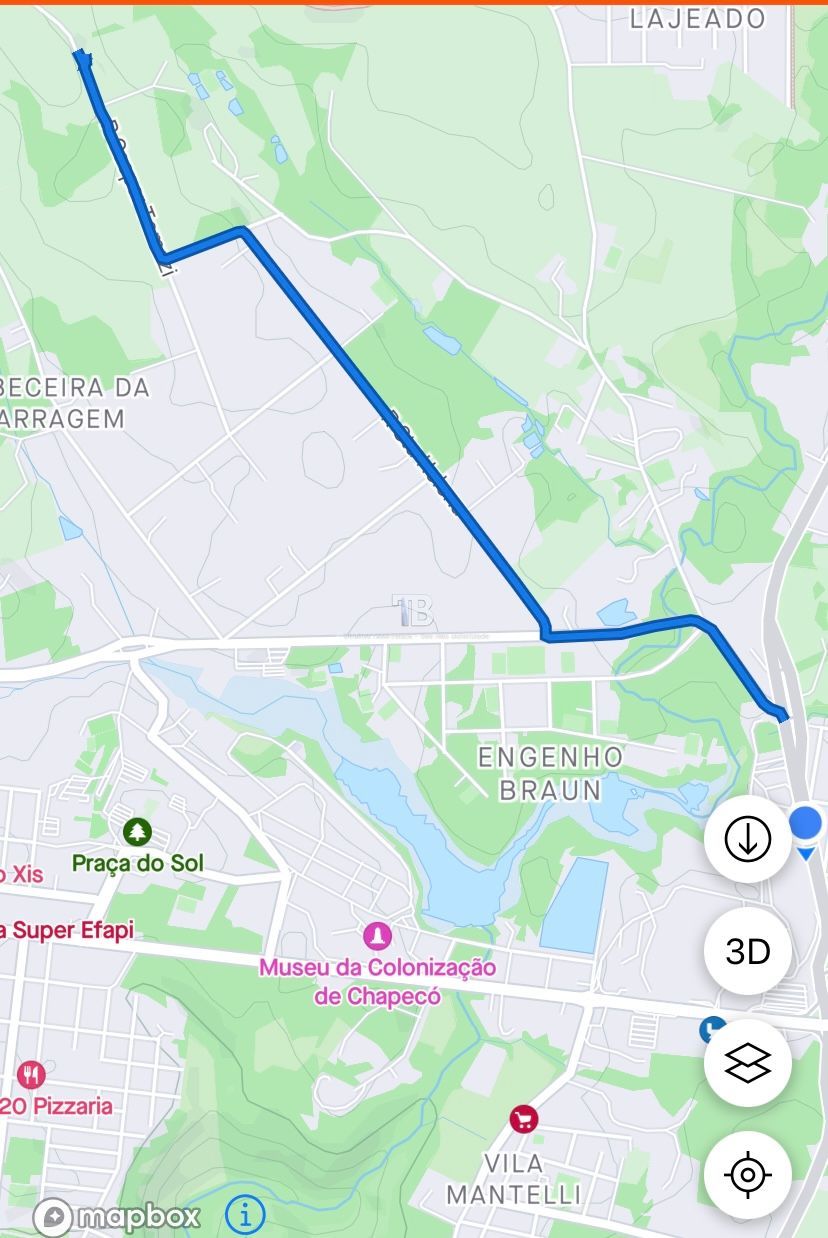 Área de terras próximo da SERCOM
