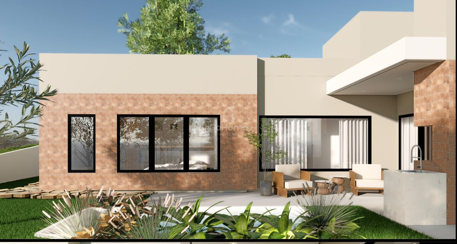 Casa em construção em Condomínio Fechado