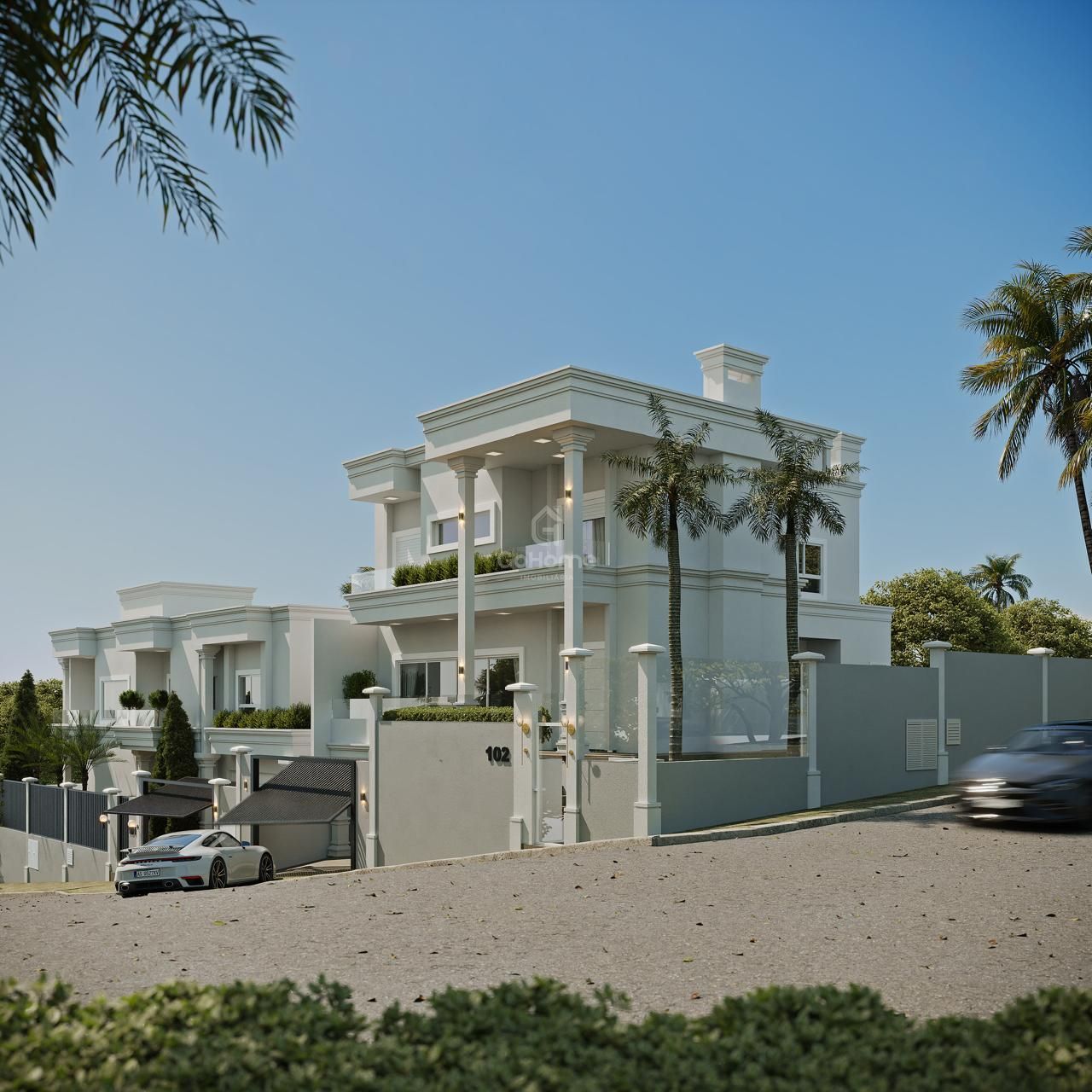 4435 – Casa à venda com piscina e 3 suítes no Esplanada Chapecó/SC