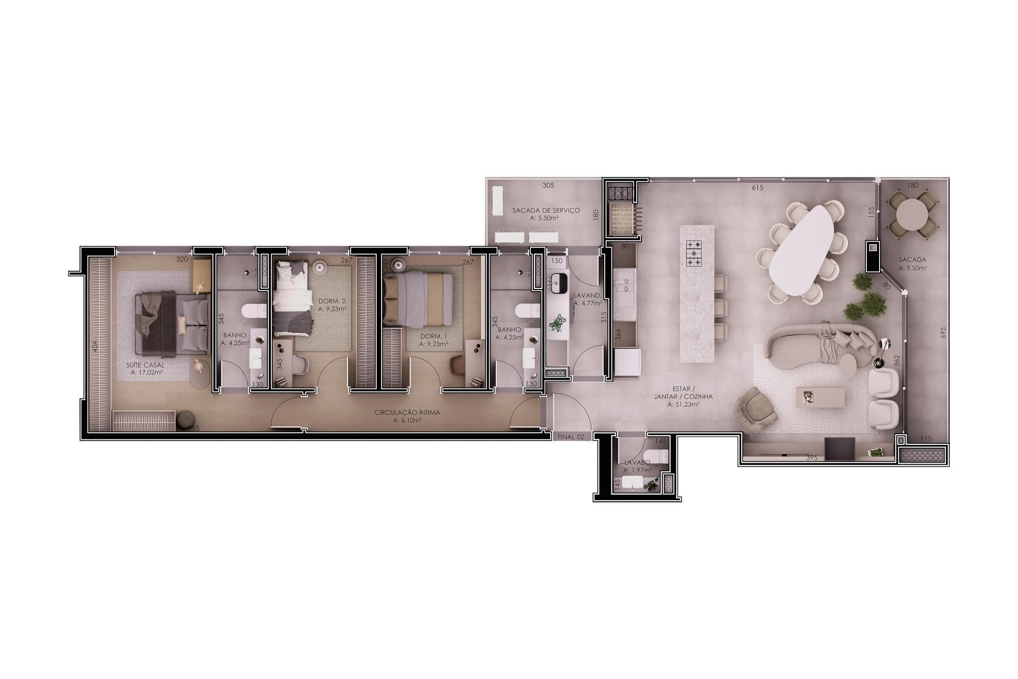 Apartamento, 3 quartos, 144 m² - Foto 8