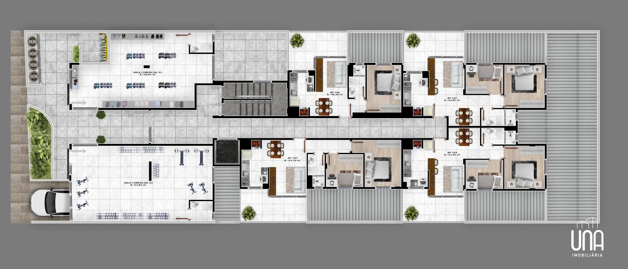 Sala-Conjunto, 60 m² - Foto 6