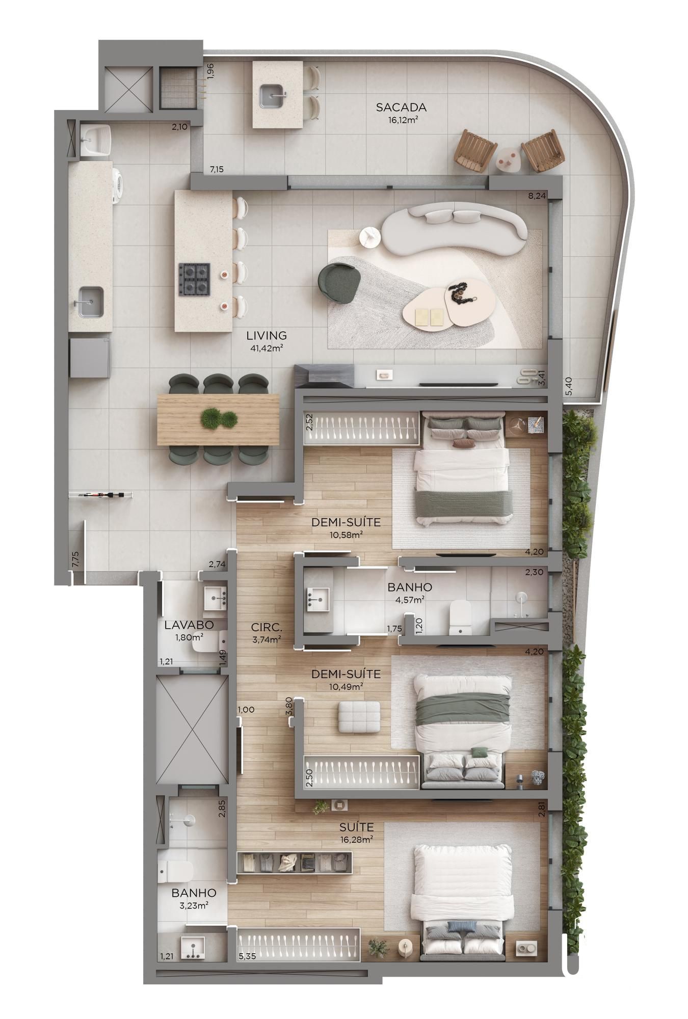 Apartamento, 3 quartos, 127 m² - Foto 15