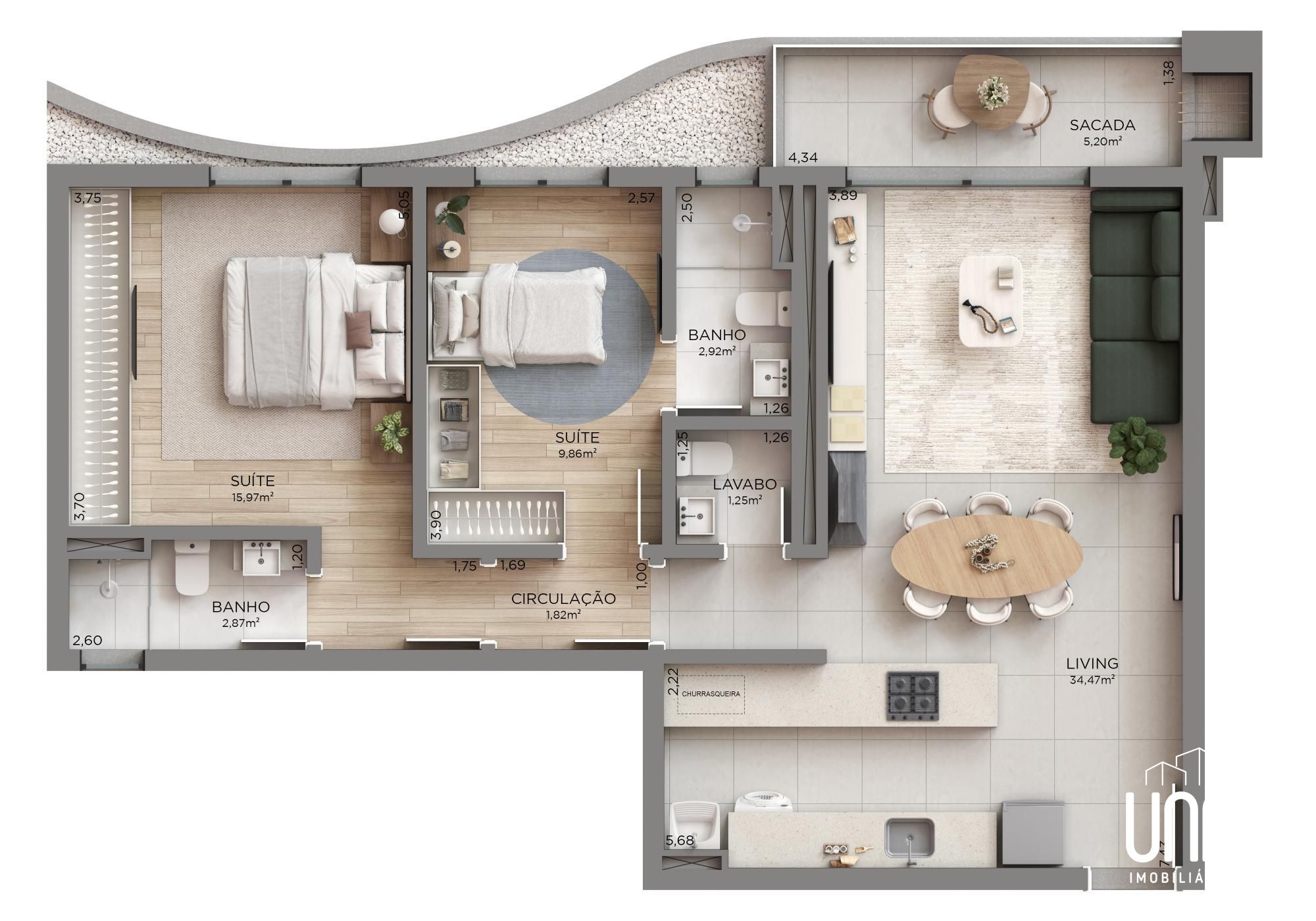 Apartamento, 2 quartos, 89 m² - Foto 15