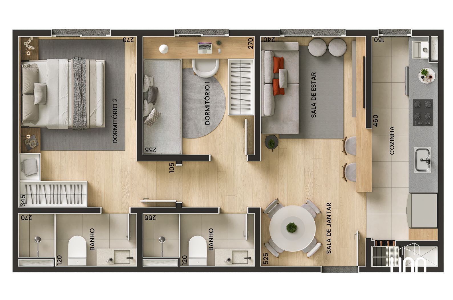 Apartamento, 2 quartos, 64 m² - Foto 10