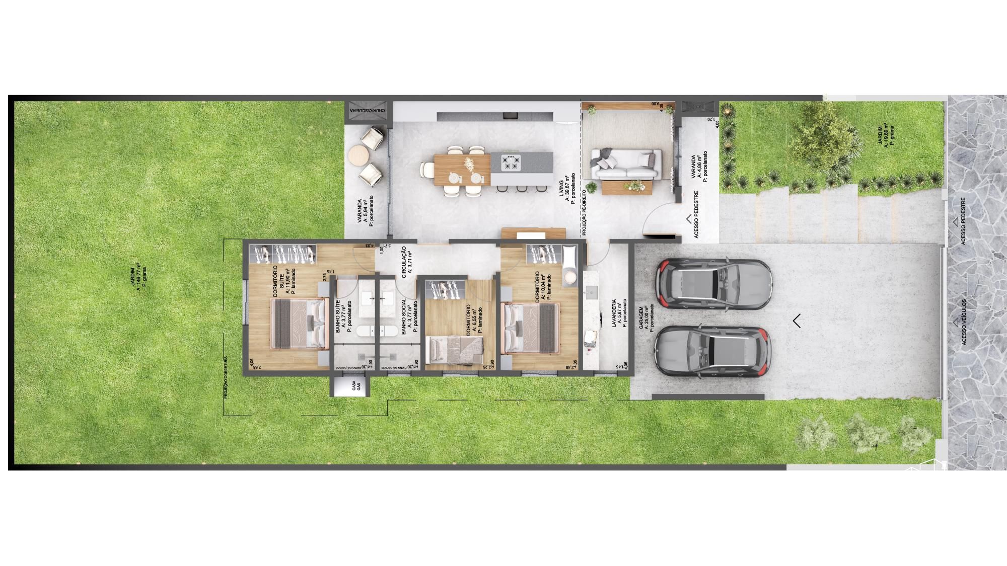 Casa, 3 quartos, 133 m² - Foto 7